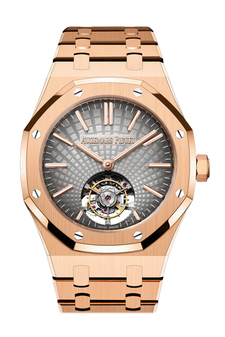 Audemars Piguet Royal Oak 41 Flying Tourbillon Grey Dial Rose Gold 26530OR.OO.1220OR.01 DCM