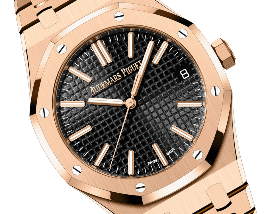Audemars Piguet ROYAL OAK Pink Gold Black Dial 41mm