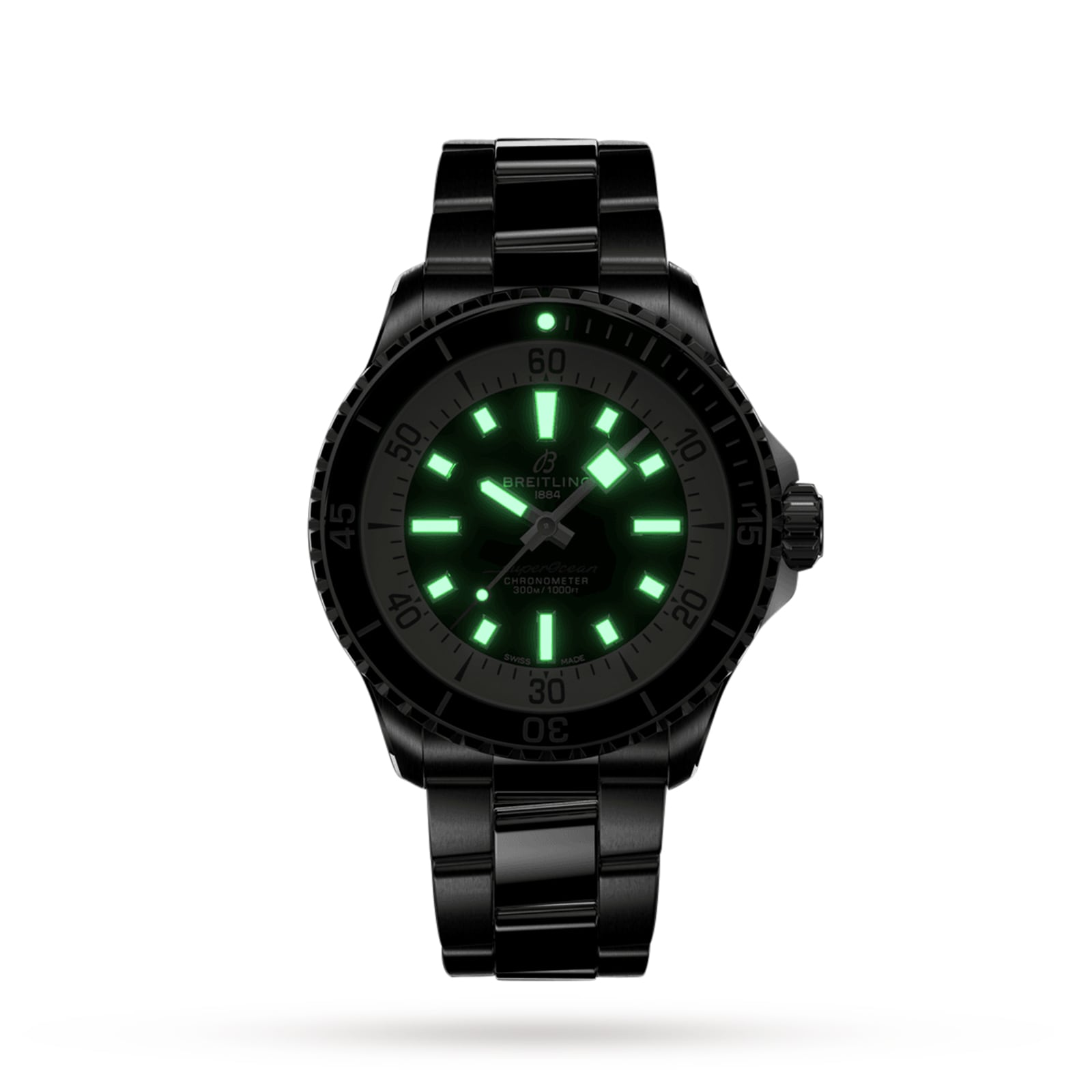 Breitling Superocean 42mm Mens Watch Black-P17532124