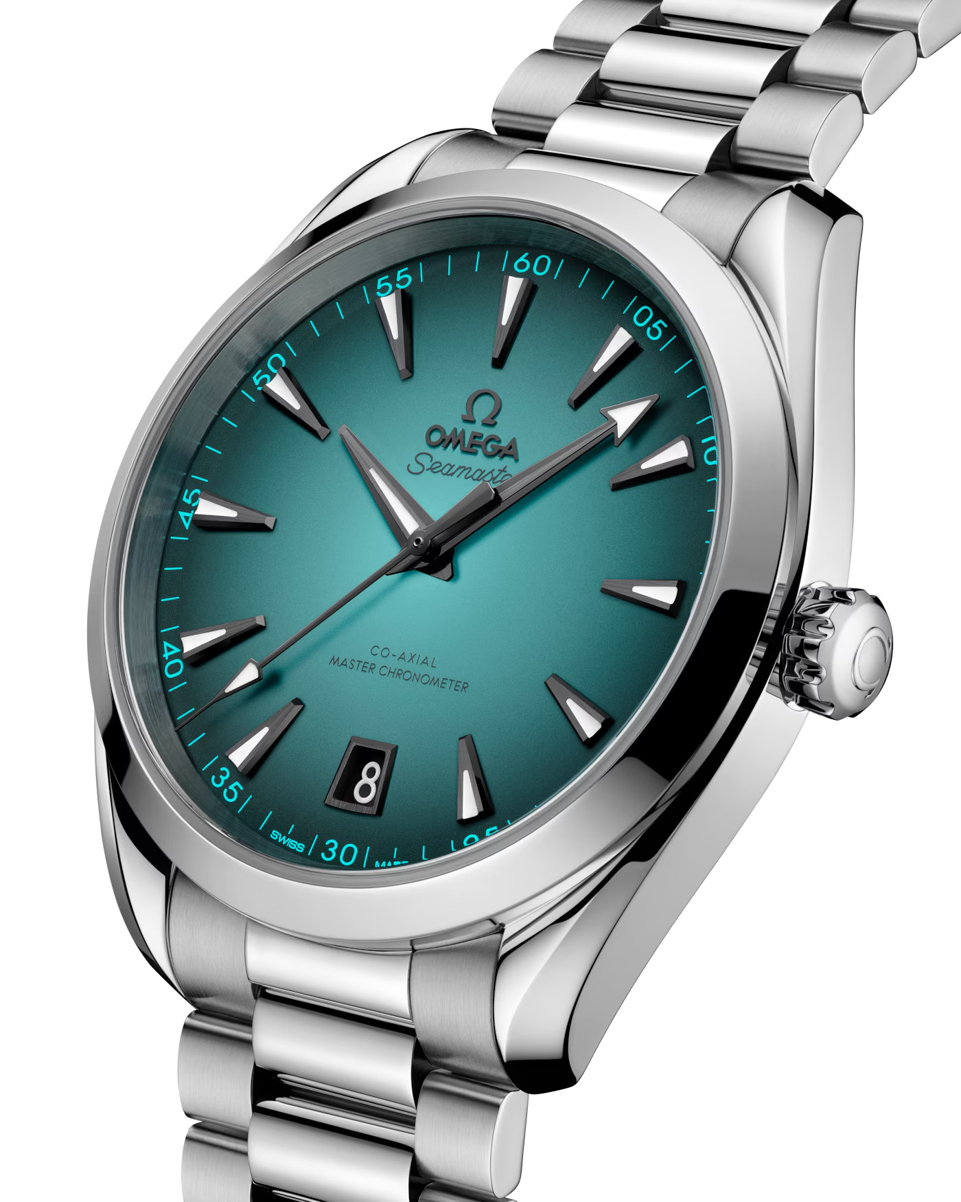 2025 Omega Aqua Terra 150M Turquoise Dial 41mm 220.10.41.21.03.006