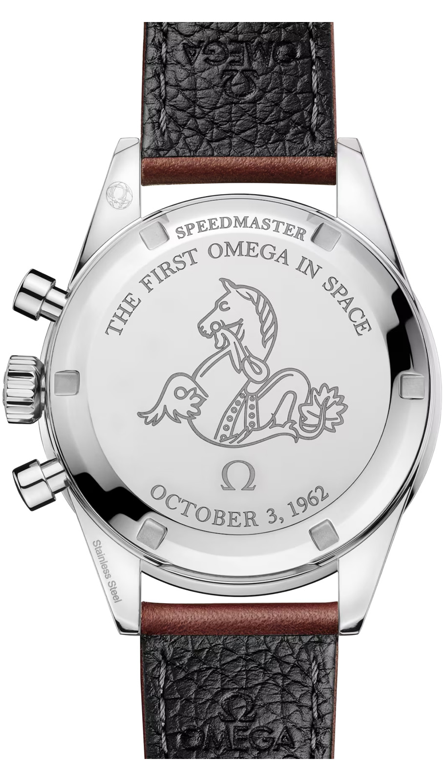 2025 Omega Speedmaster First OMEGA in Space 310.32.40.50.06.002 on Brown Leather Strap