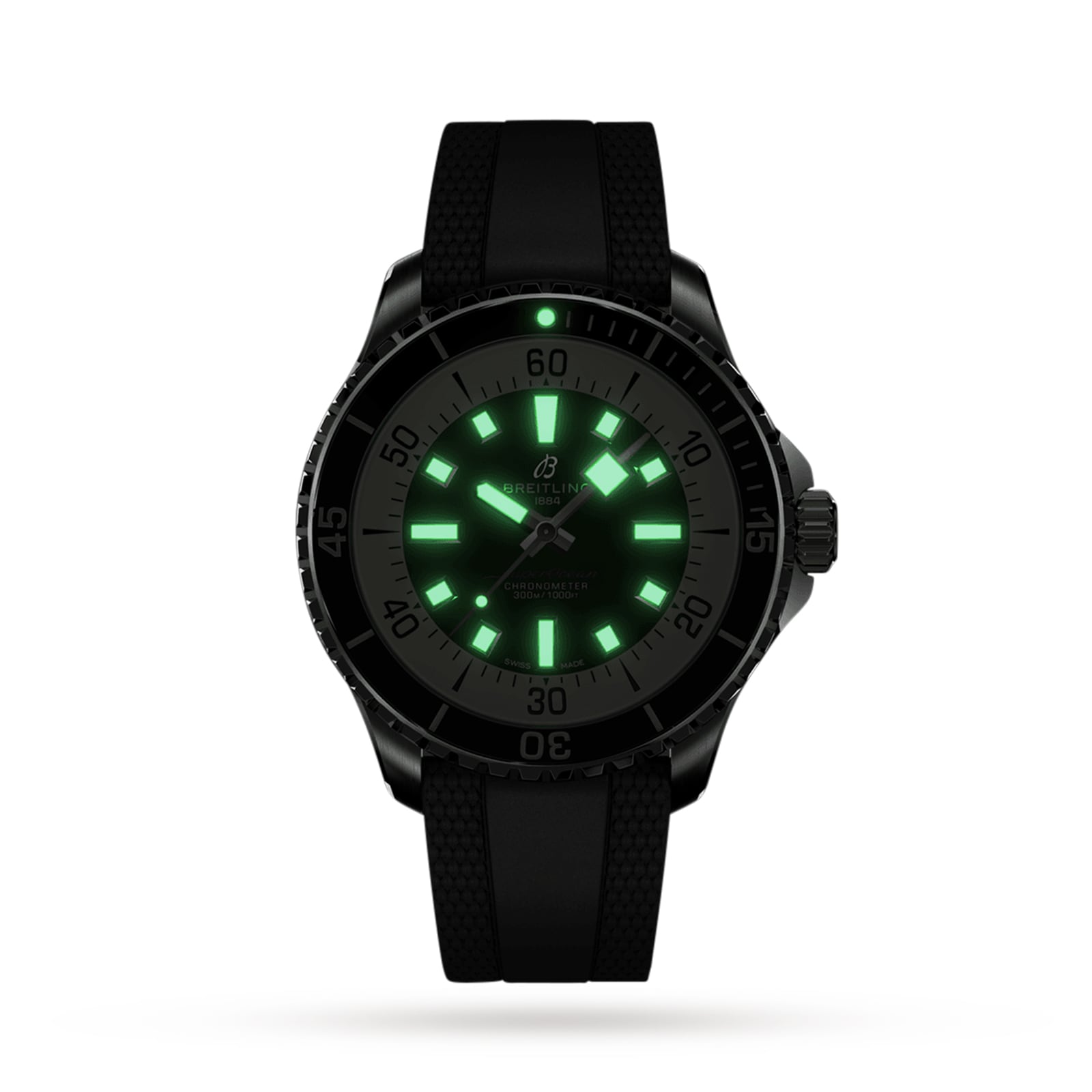 Breitling Superocean 44mm Mens Watch Black Rubber-P17532114