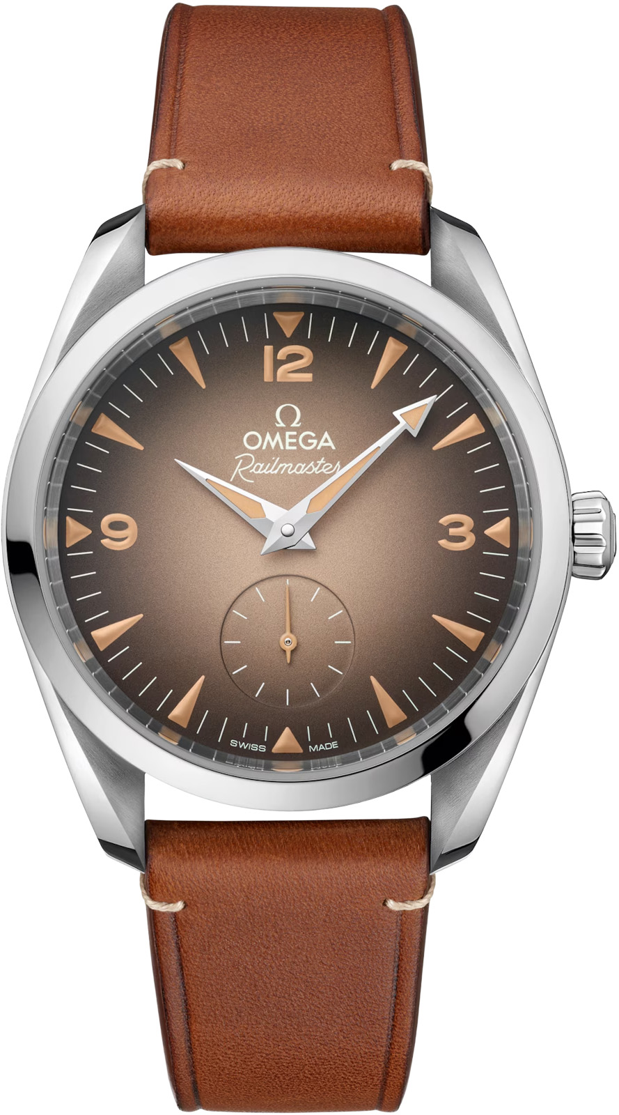 2025 Omega 235.12.38.20.13.001 Railmaster on Strap