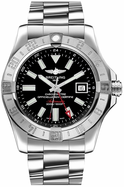 Breitling Avenger II GMT Black Dial 43mm