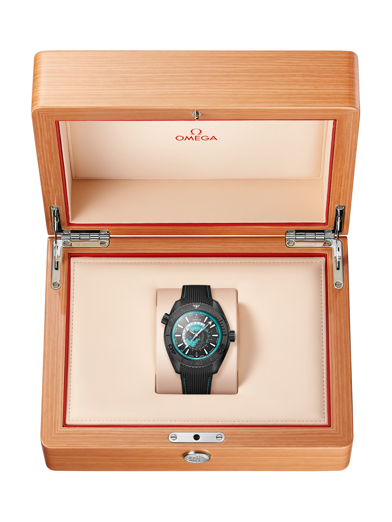 2025 Omega 215.92.46.22.01.006 Seamaster Planet Ocean 600M Worldtimer