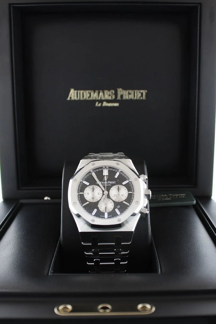 Audemars Piguet Royal Oak 41mm Black Dial Stainless Steel Bracelet Men's Watch 26331ST.OO.1220ST.02 DCM