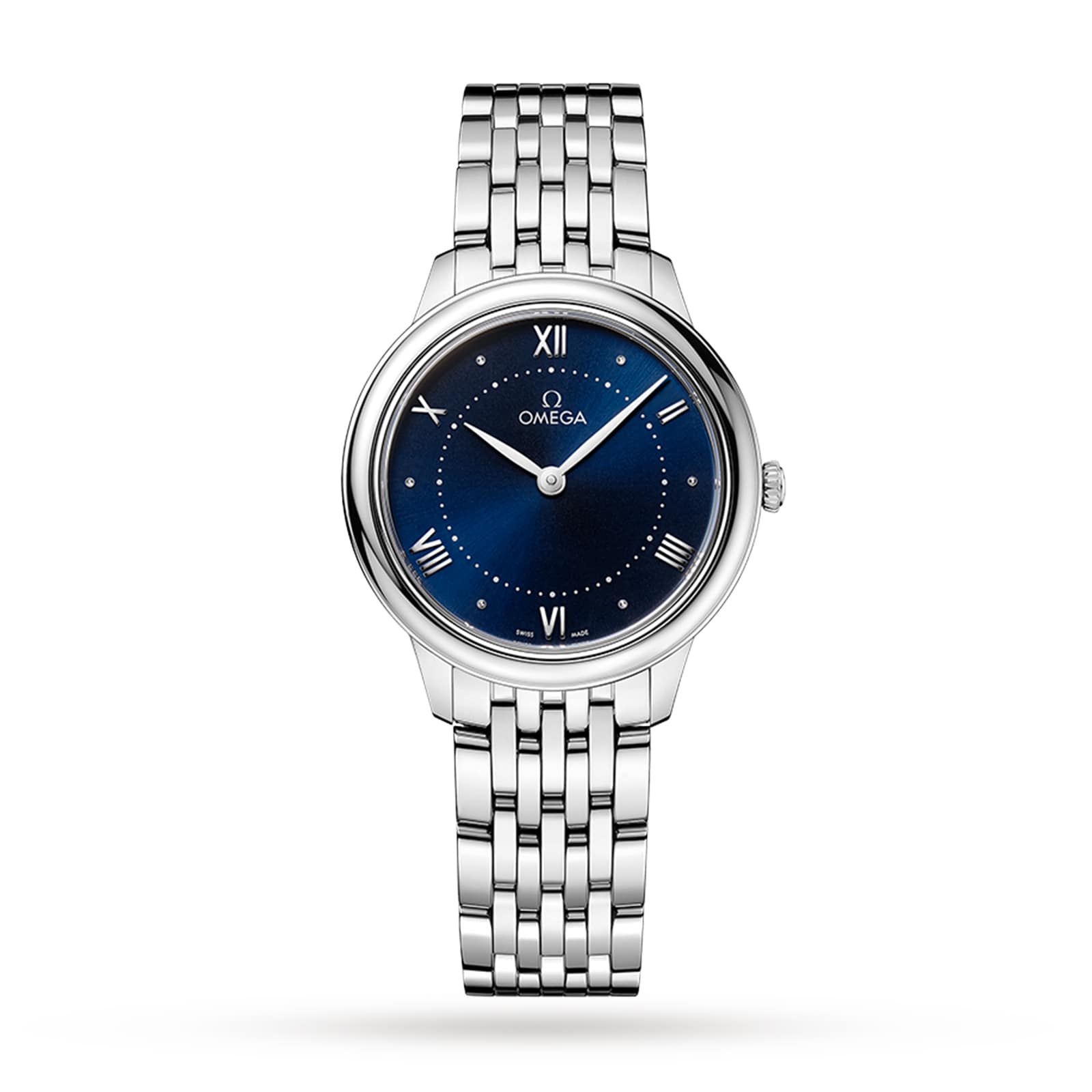 Omega De Ville Prestige Quartz 30mm Ladies Watch Blue-P17332063