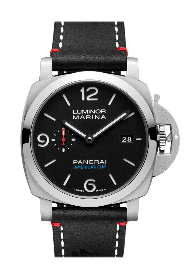 Panerai Luminor Marina 1950 Softbank Team Japan 3 Days Automatic Acciaio 44mm Black Dial Men's Watch Pam00732