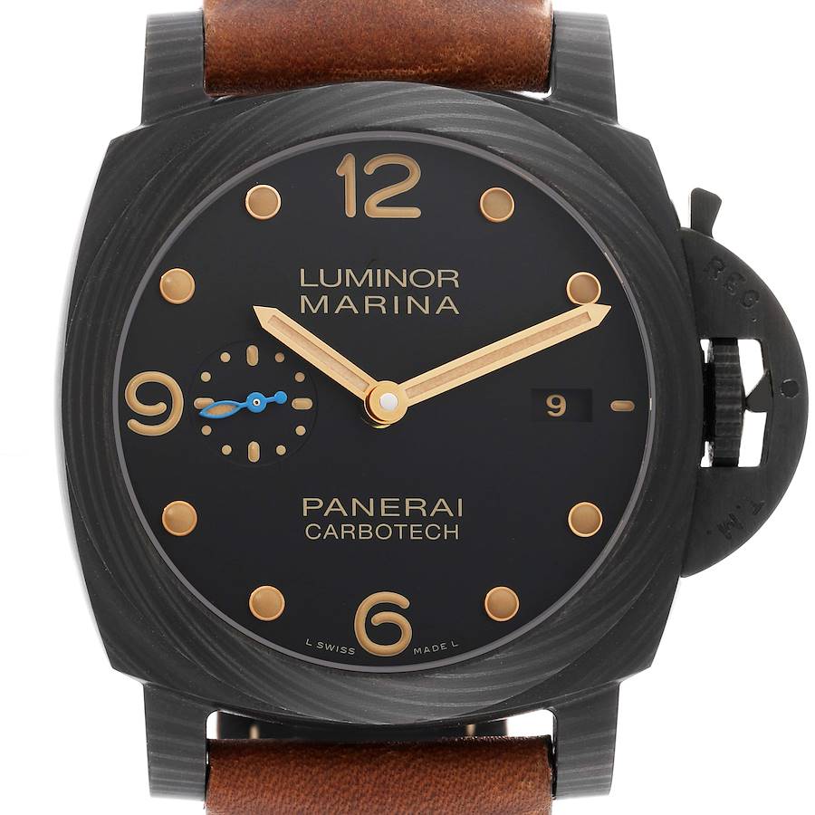 Panerai Luminor Marina 1950 Carbotech™ 3 Days Automatic 44mm Black Dial Men's Watch Pam00661