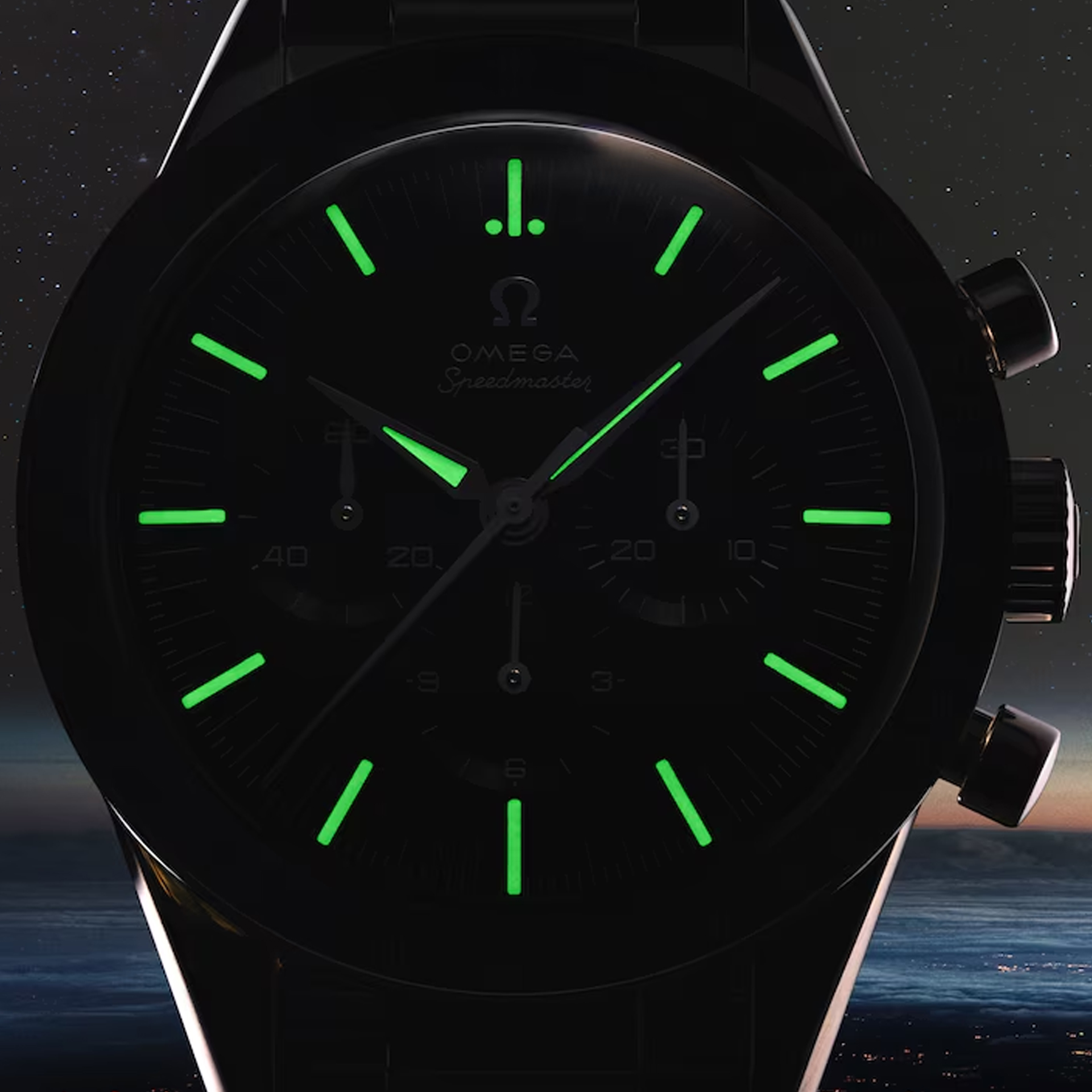 2025 Omega Speedmaster First OMEGA in Space 310.32.40.50.06.001 on Leather Strap