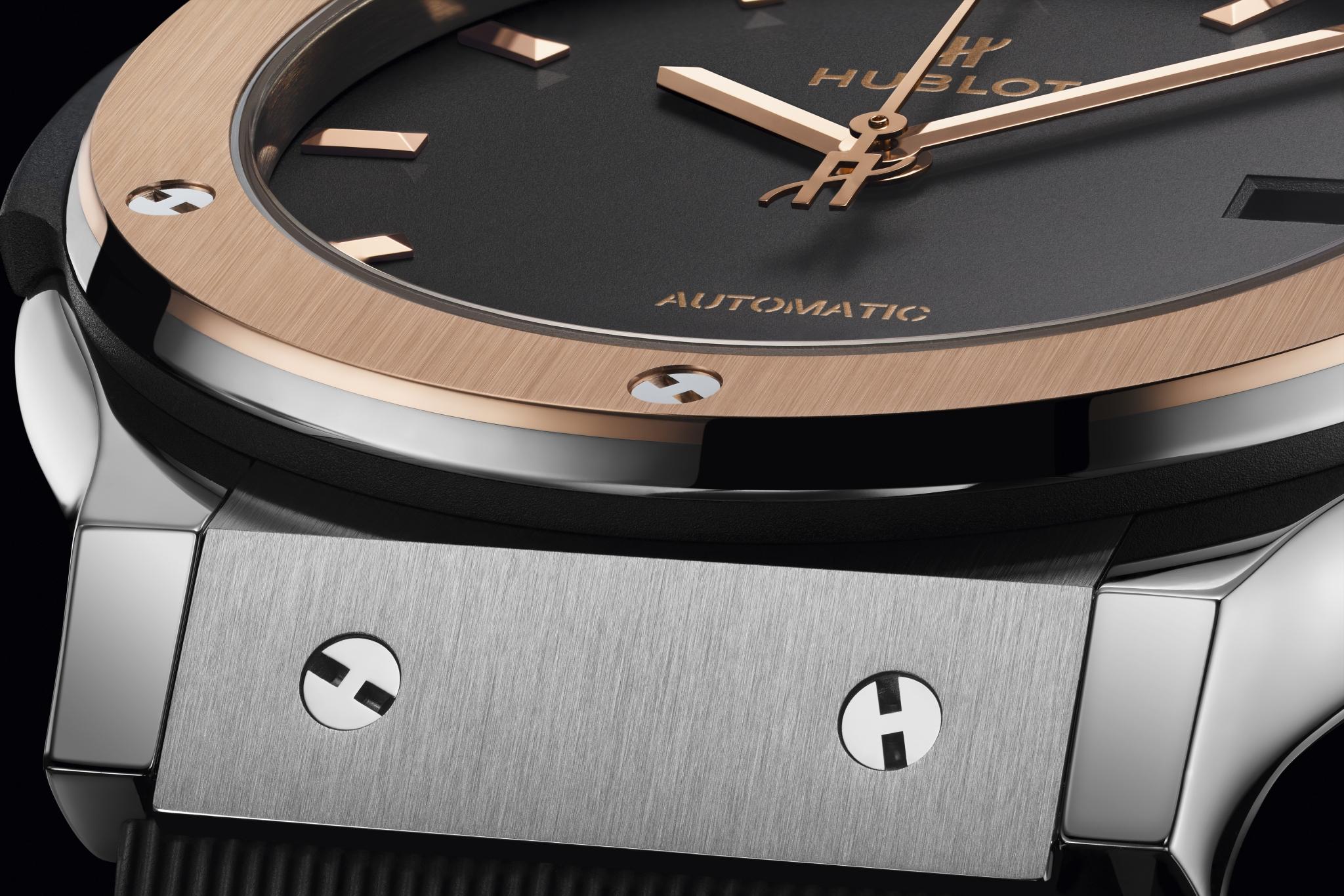 Hublot Classic Fusion Black Dial Black Rubber 45mm Men's Watch 511.NO.1181.RX