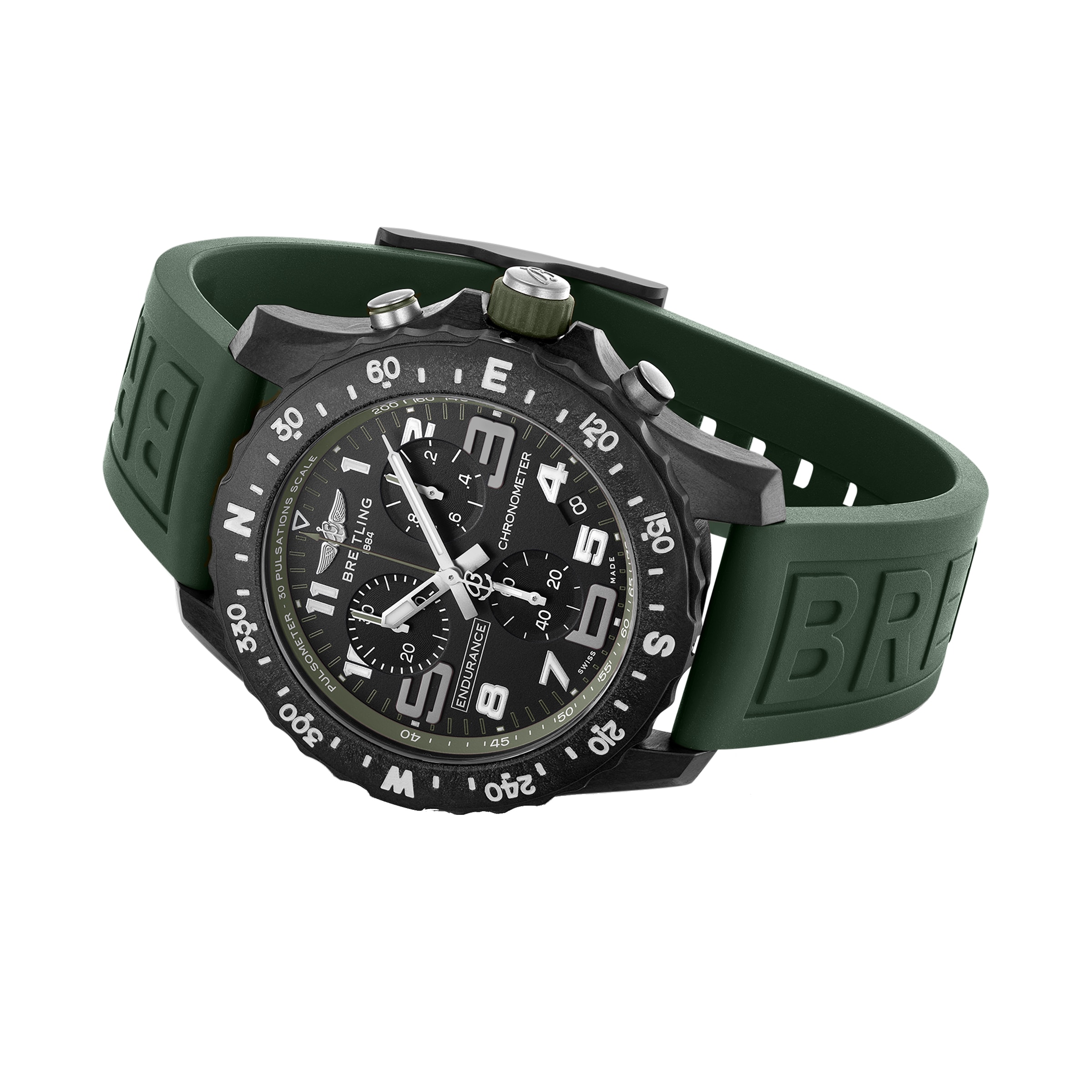 Breitling Endurance Pro 44mm Mens Watch Green-P17532151