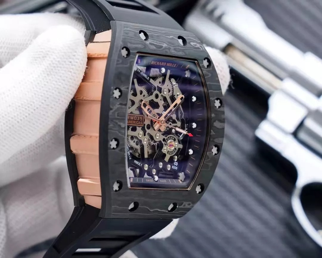 RM 35-02 Black Rose Gold 42mm