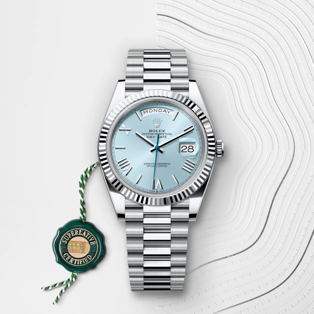 2025 Day-Date 40 Rolex Oyster, 40 mm, platinum M228236-0012