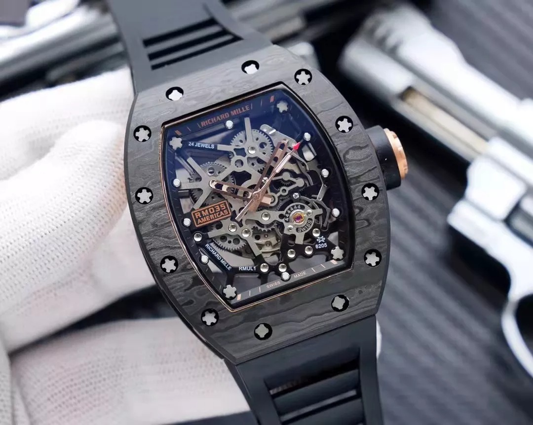 RM 35-02 Black Rose Gold 42mm