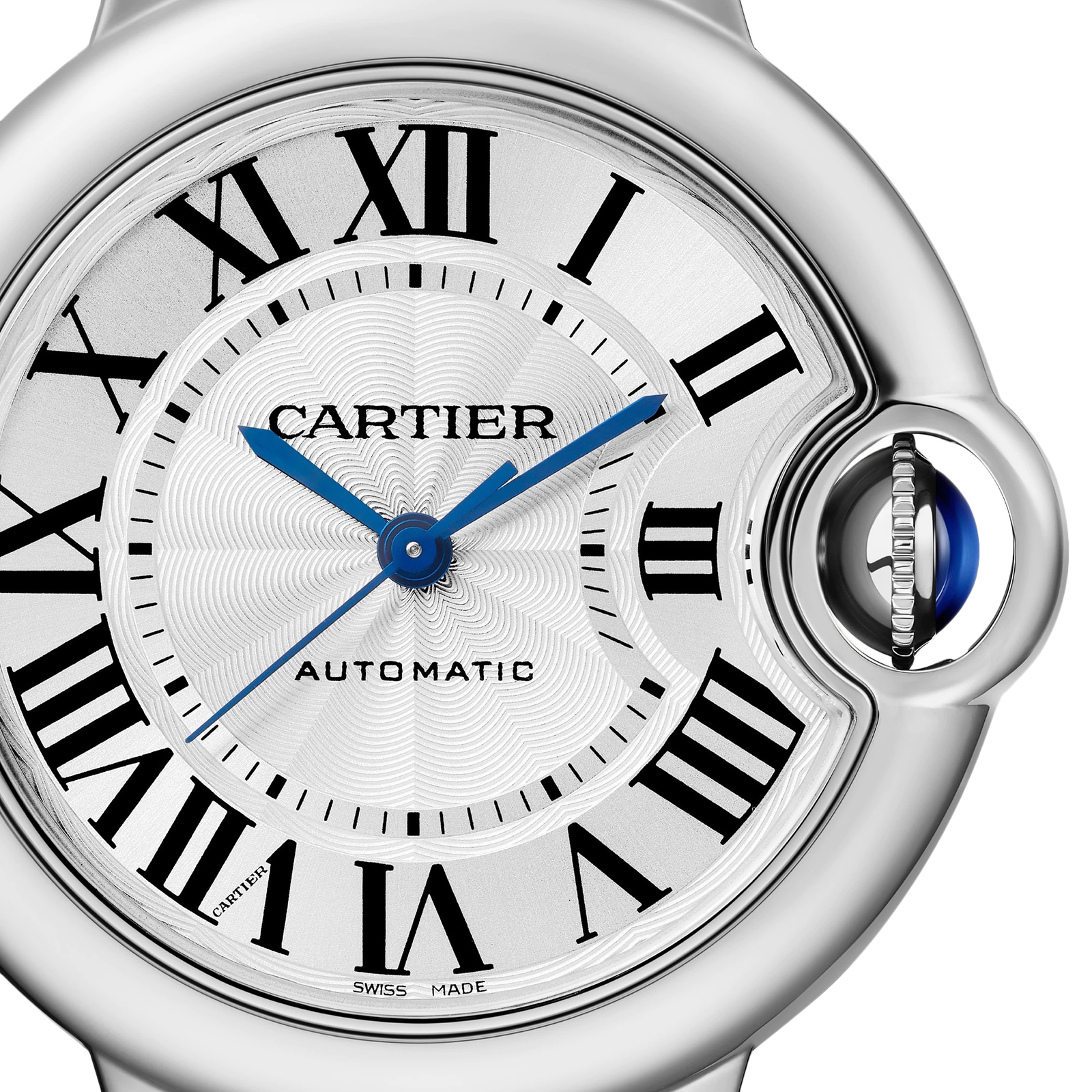 Cartier Ballon Bleu de Cartier watch, 33 mm, mechanical movement with automatic winding. Steel case-P17311207