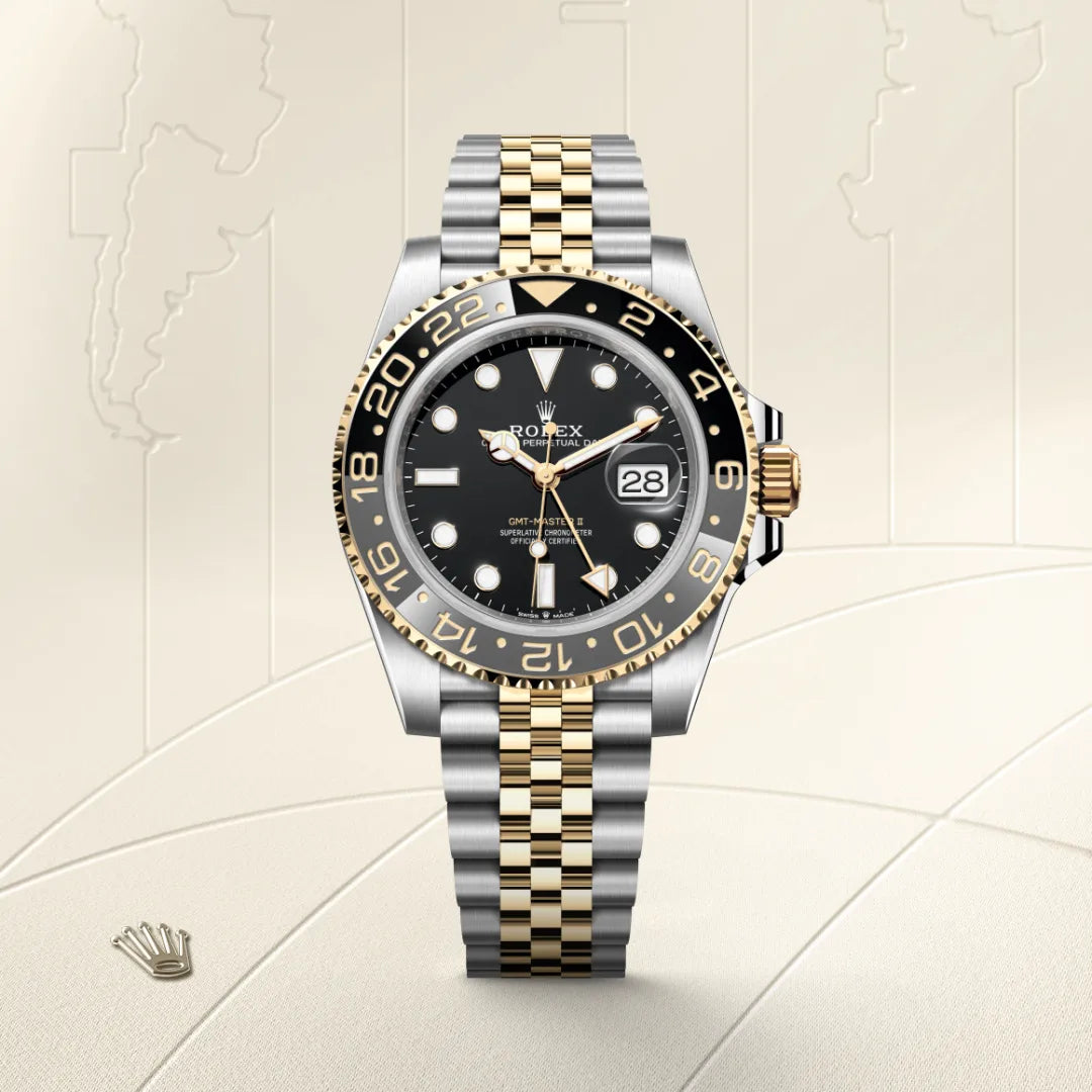 2025 GMT-Master II Rolex Oyster, 40 mm, Oystersteel and yellow gold M126713GRNR-0001
