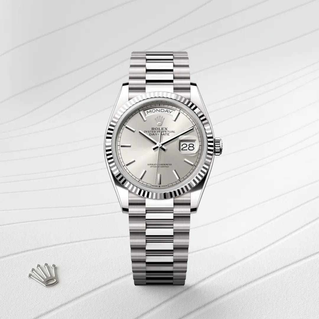 2025 Day-Date 36 Rolex Oyster, 36 mm, white gold M128239-0005
