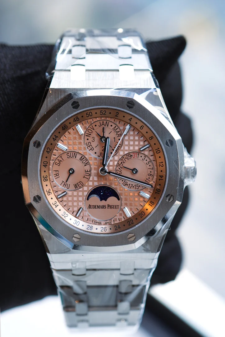Audemars Piguet Royal Oak 41 Perpetual Calendar Salmon Dial Titanium 26615TI.OO.1220TI.01 DCM