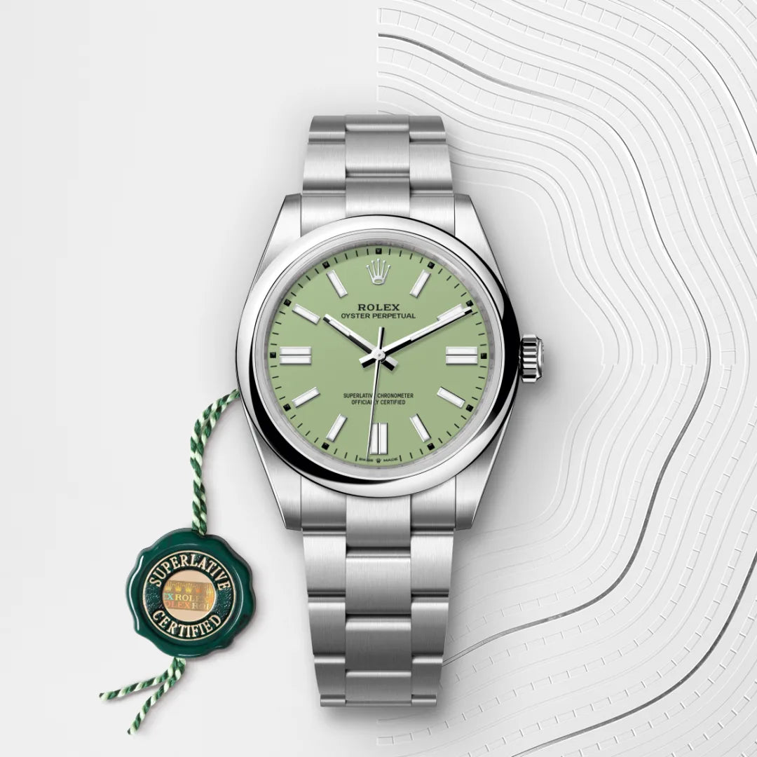 2025 Oyster Perpetual 41 Rolex Oyster, 41 mm, Oystersteel M134300-0006
