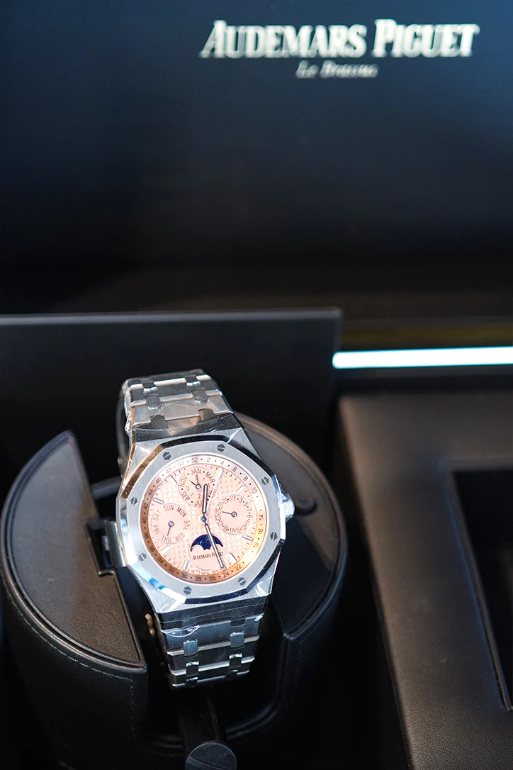 Audemars Piguet Royal Oak 41 Perpetual Calendar Salmon Dial Titanium 26615TI.OO.1220TI.01 DCM