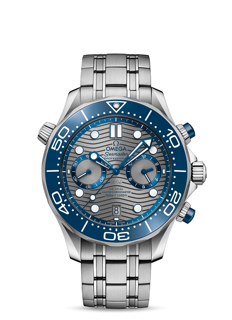 Omega Seamaster Diver 300m CHRONOGRAPH Blue / Grey 44mm
