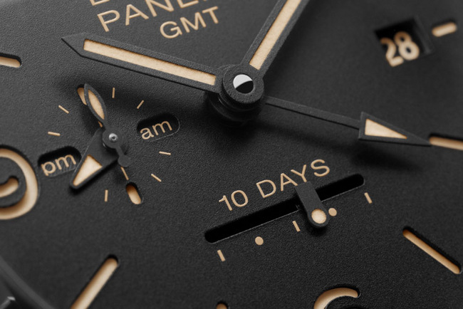 Panerai Luminor 1950 10 Days GMT Black Dial Men's Watch PAM00533