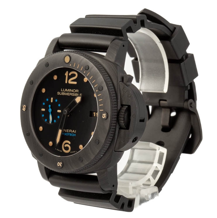 Panerai Luminor Submersible 1950 Carbotech™ 3 Days Automatic 47mm Black Dial Men's Watch Pam00616