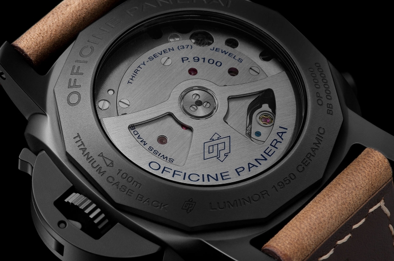 Panerai Luminor 1950 3 Days Chrono Flyback Automatic Ceramica 44mm Black Dial Men's Watch Pam00580