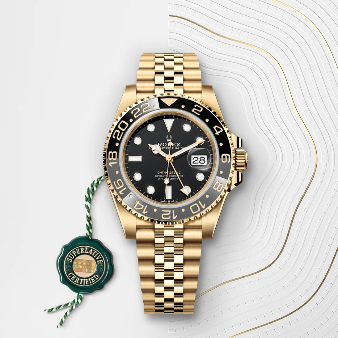 2025 GMT-Master II Rolex Oyster, 40 mm, yellow gold M126718GRNR-0001