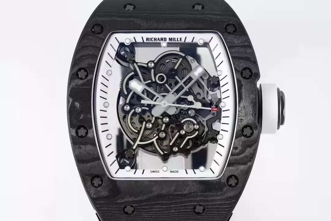 RM055 Skeleton Black 42mm