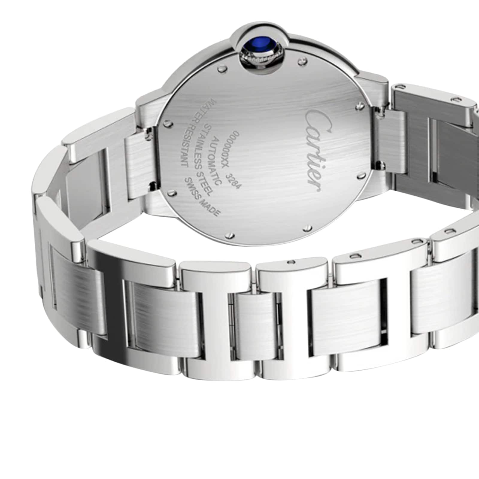 Cartier Ballon Bleu de Cartier watch, 36 mm, mechanical movement with automatic winding. Steel case,-P17311148