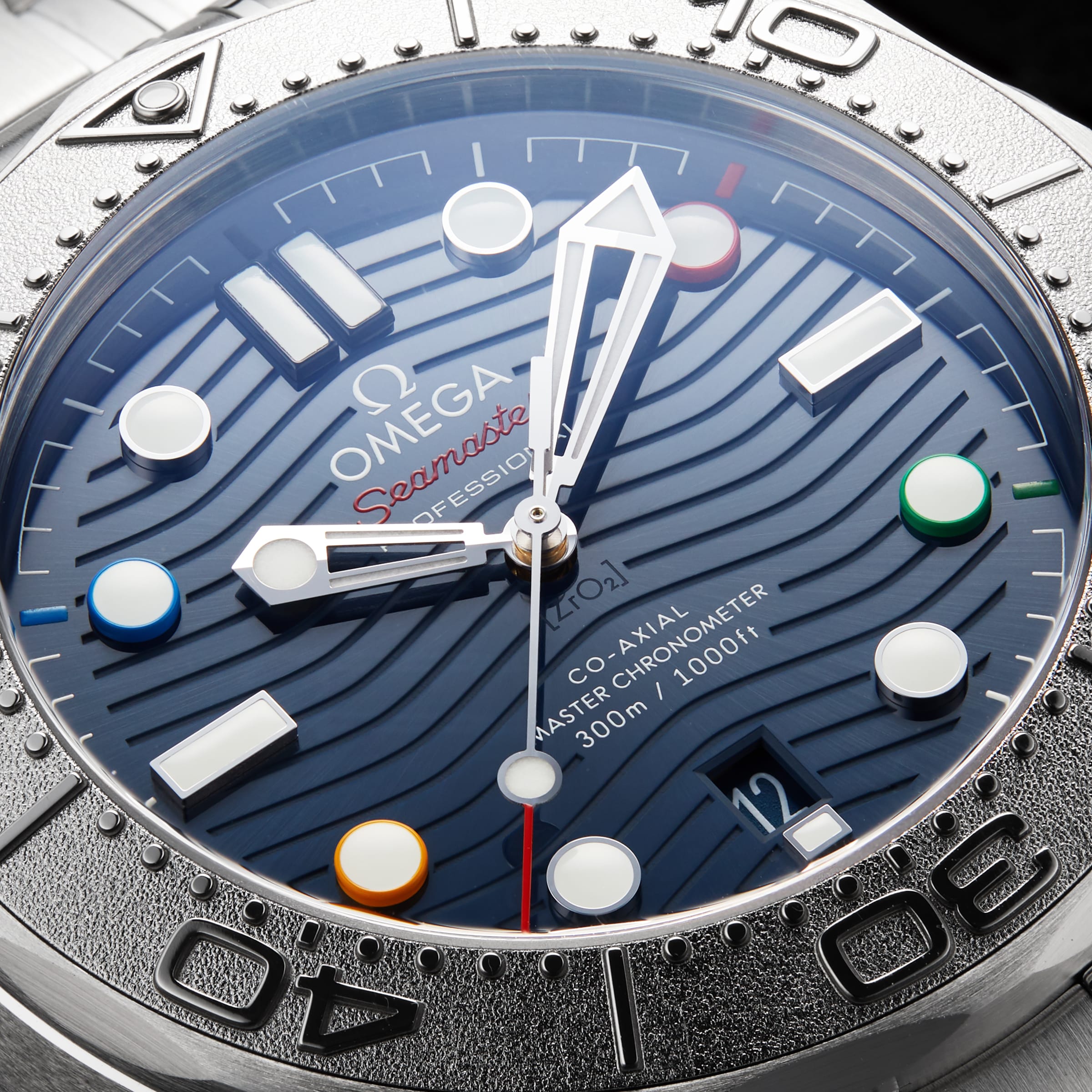 Omega Seamaster "Beijing 2022" Diver 300M Co-Axial Master Chronometer 42mm Mens Watch-P17331789