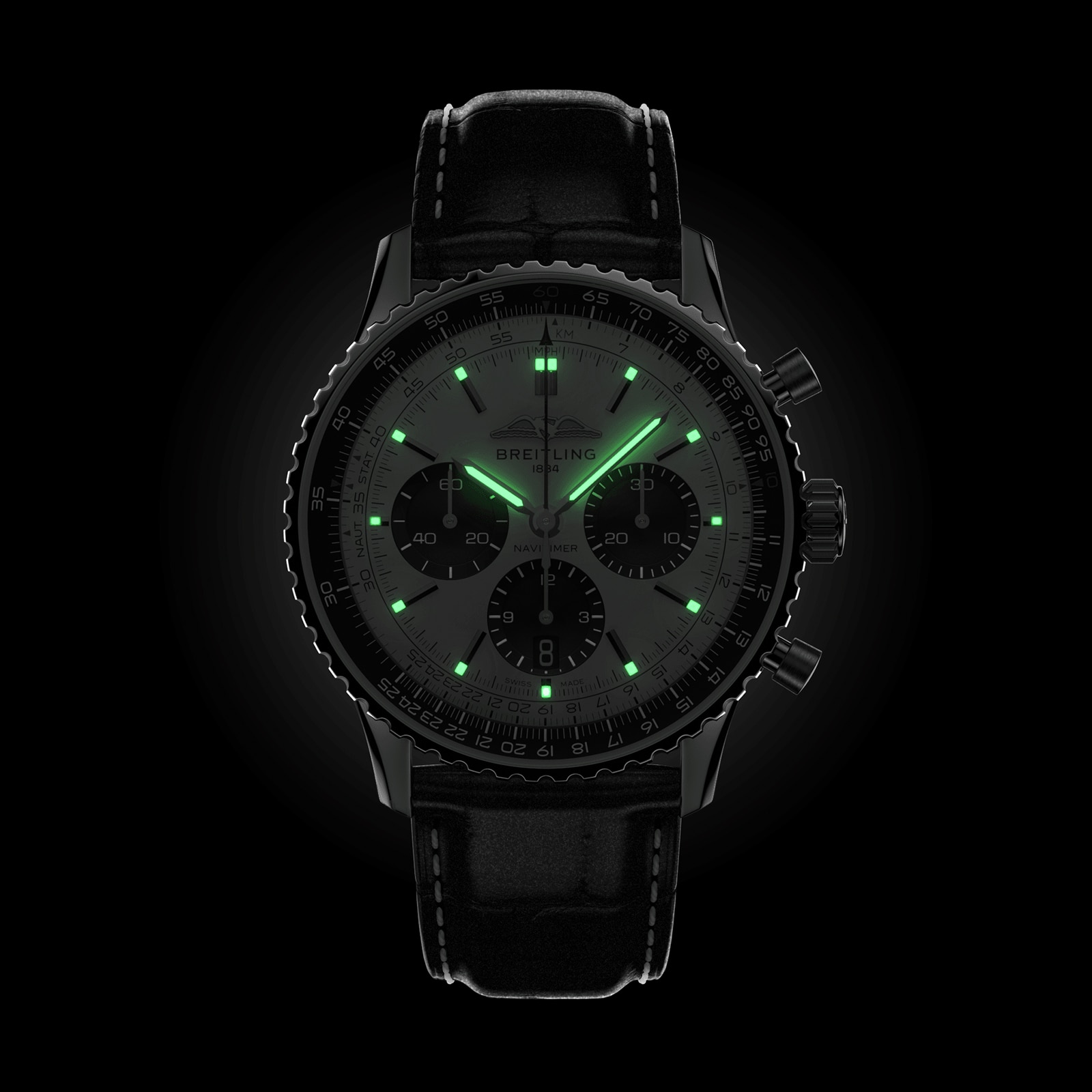 Breitling Navitimer B01 Chronograph 43mm Mens Watch Silver-P17532091