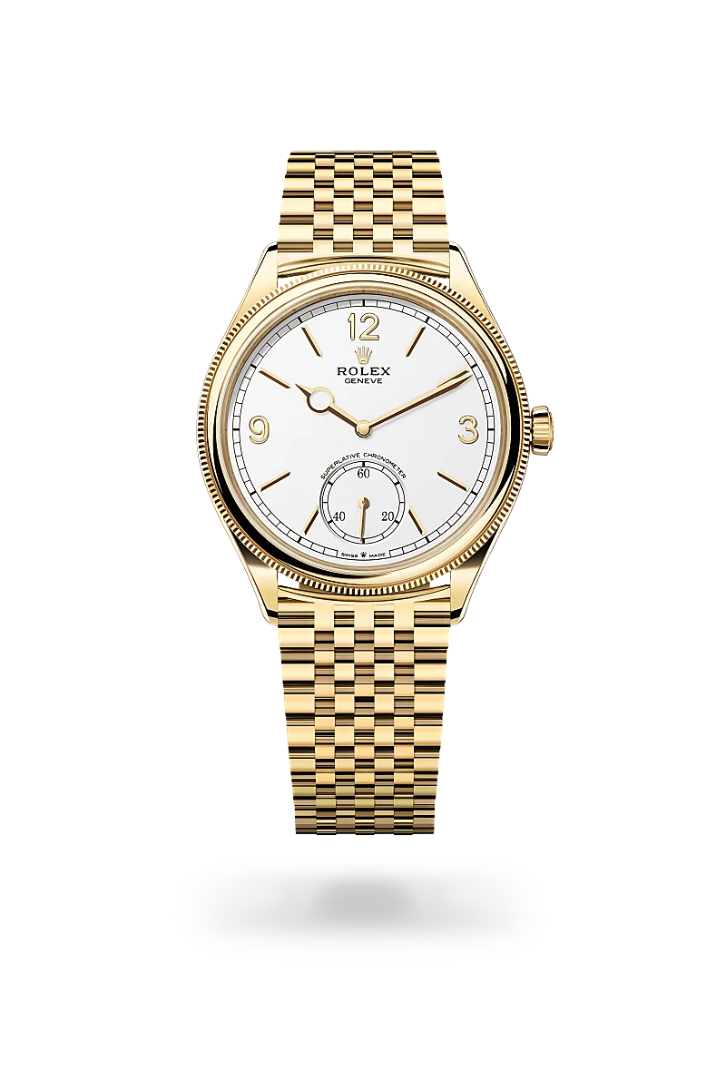 2025 Rolex 1908 39 mm, 18 kt yellow gold, polished finish M52508-0008