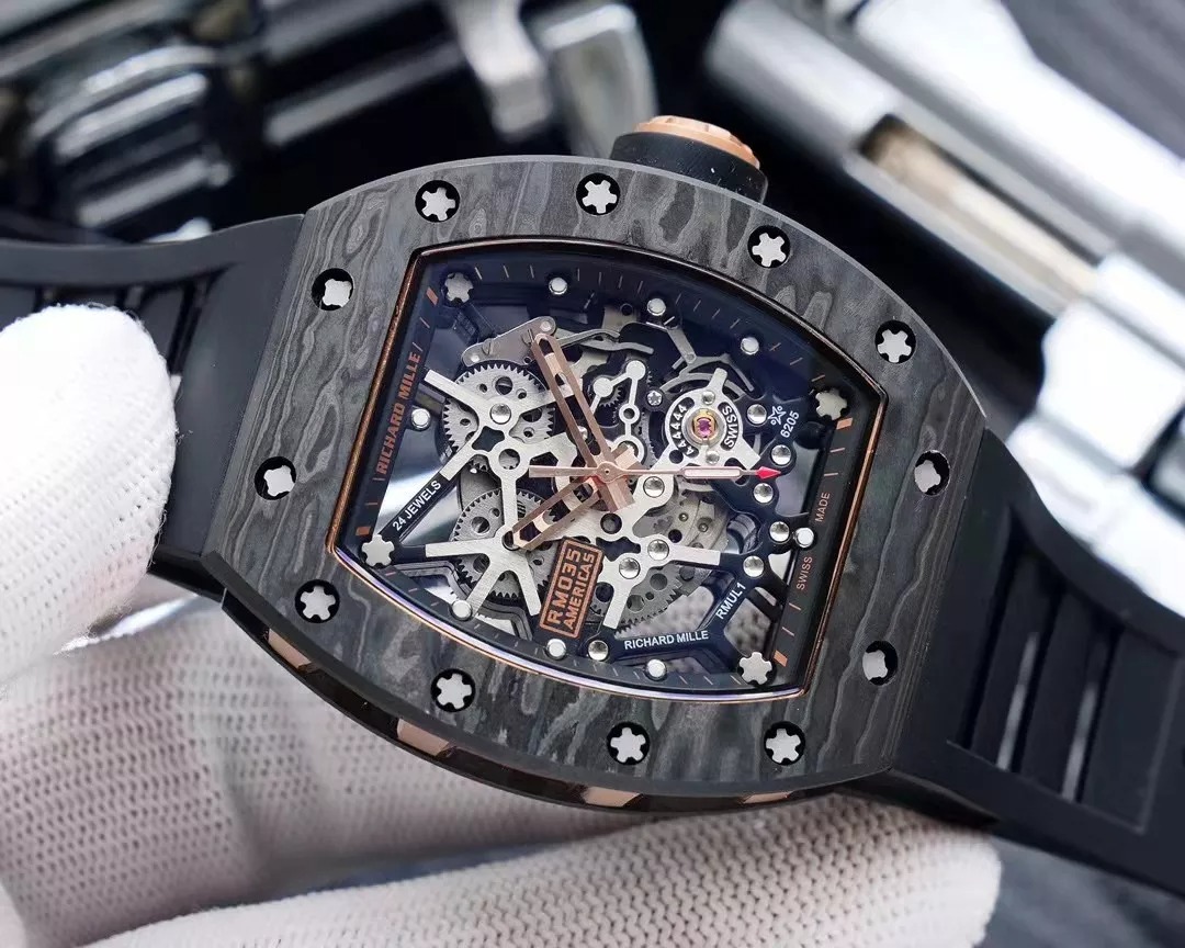 RM 35-02 Black Rose Gold 42mm