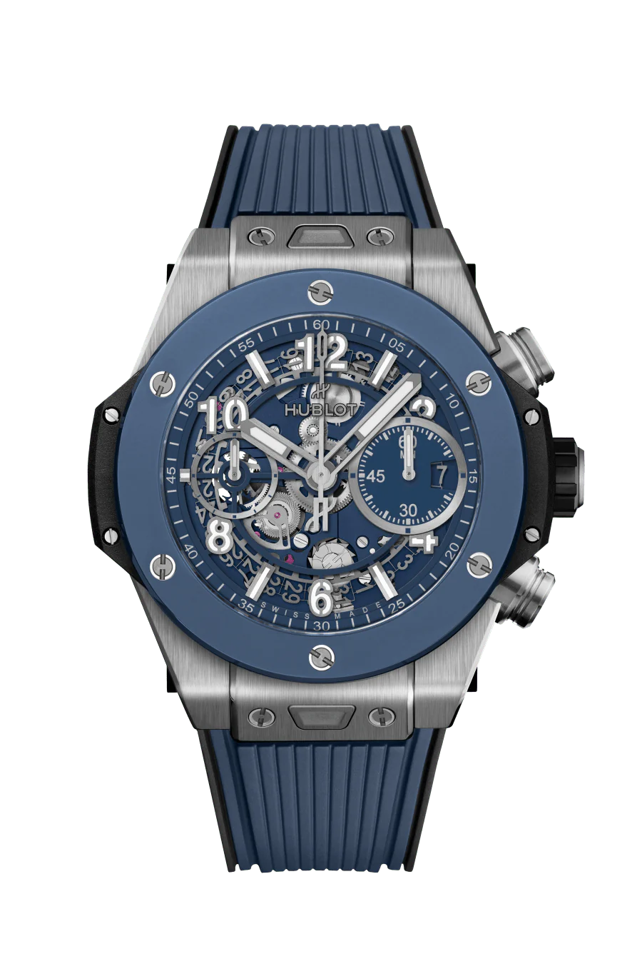 Hublot Big Bang Unico Titanium Blue Ceramic 42mm 441.NL.5171.RX. JD
