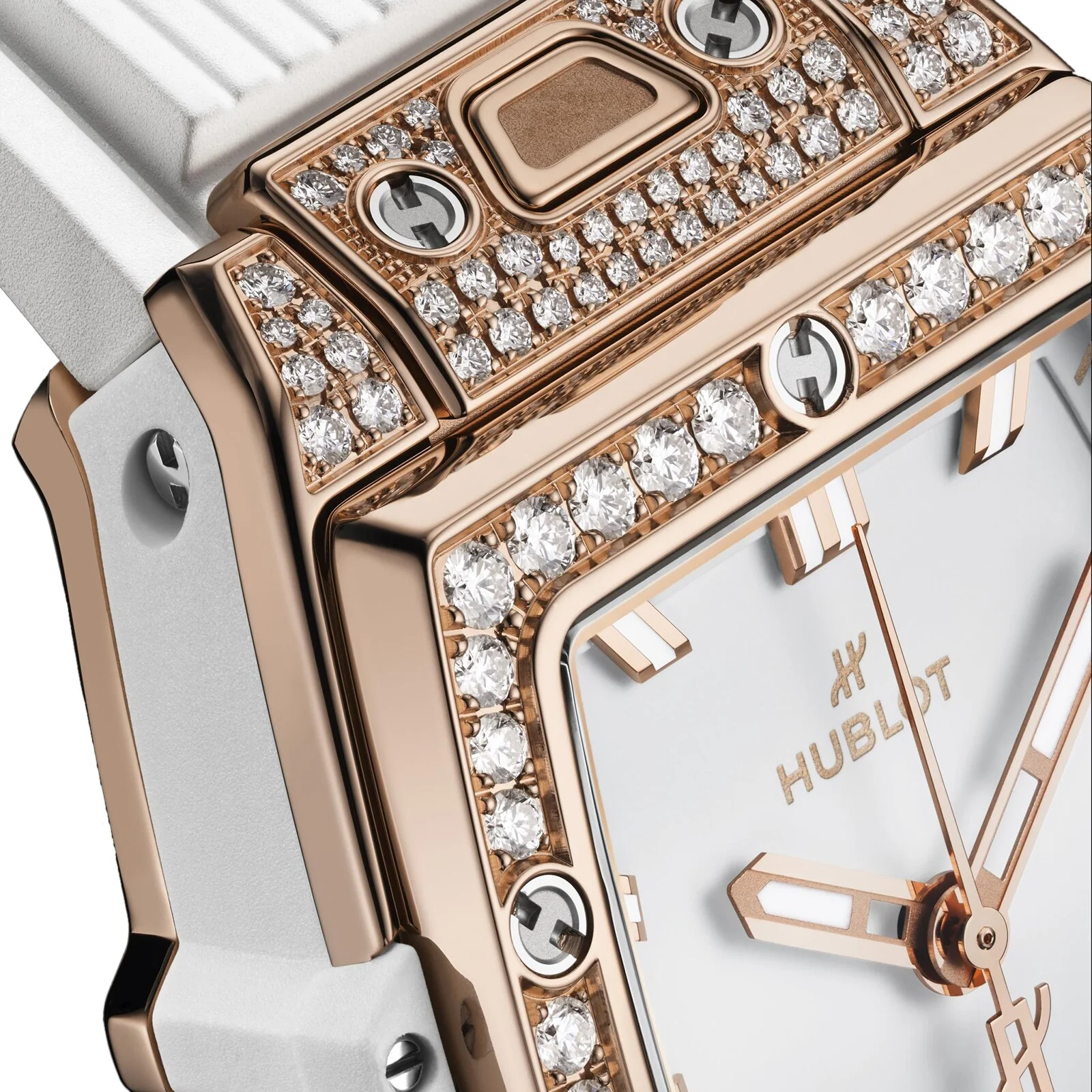 Hublot Spirit Of Big Bang King Gold White Pavé Women's
