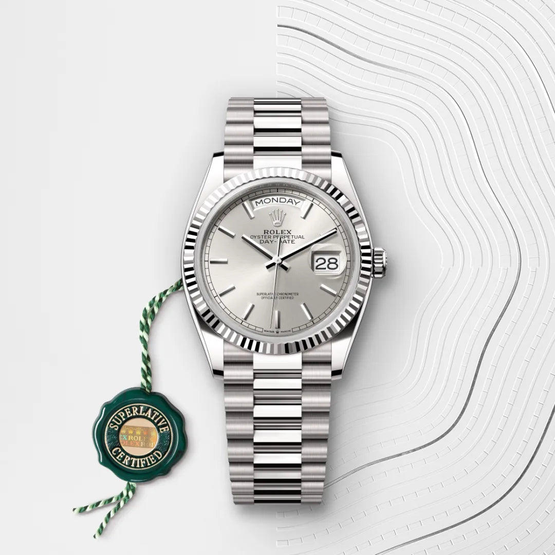 2025 Day-Date 36 Rolex Oyster, 36 mm, white gold M128239-0005