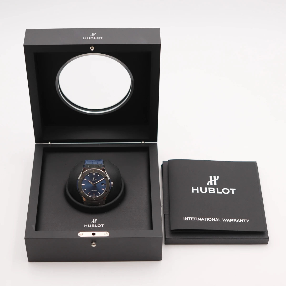 Hublot Classic Fusion Blue Sunray Dial Titanium 38mm Automatic Men's Watch 565.NX.7170.LR