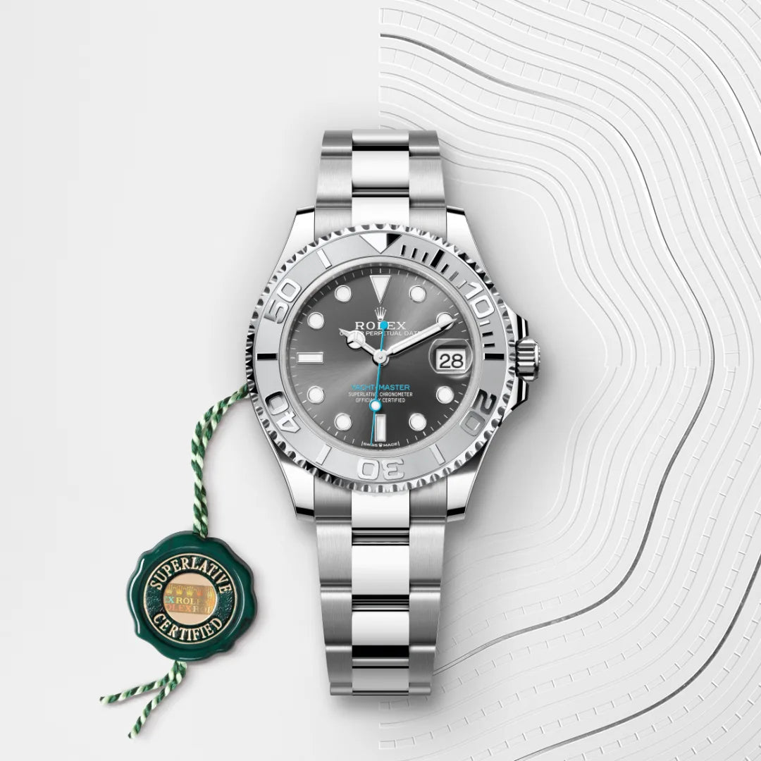 2025 Yacht-Master 37 Rolex Oyster, 37 mm, Oystersteel and platinum M268622-0002