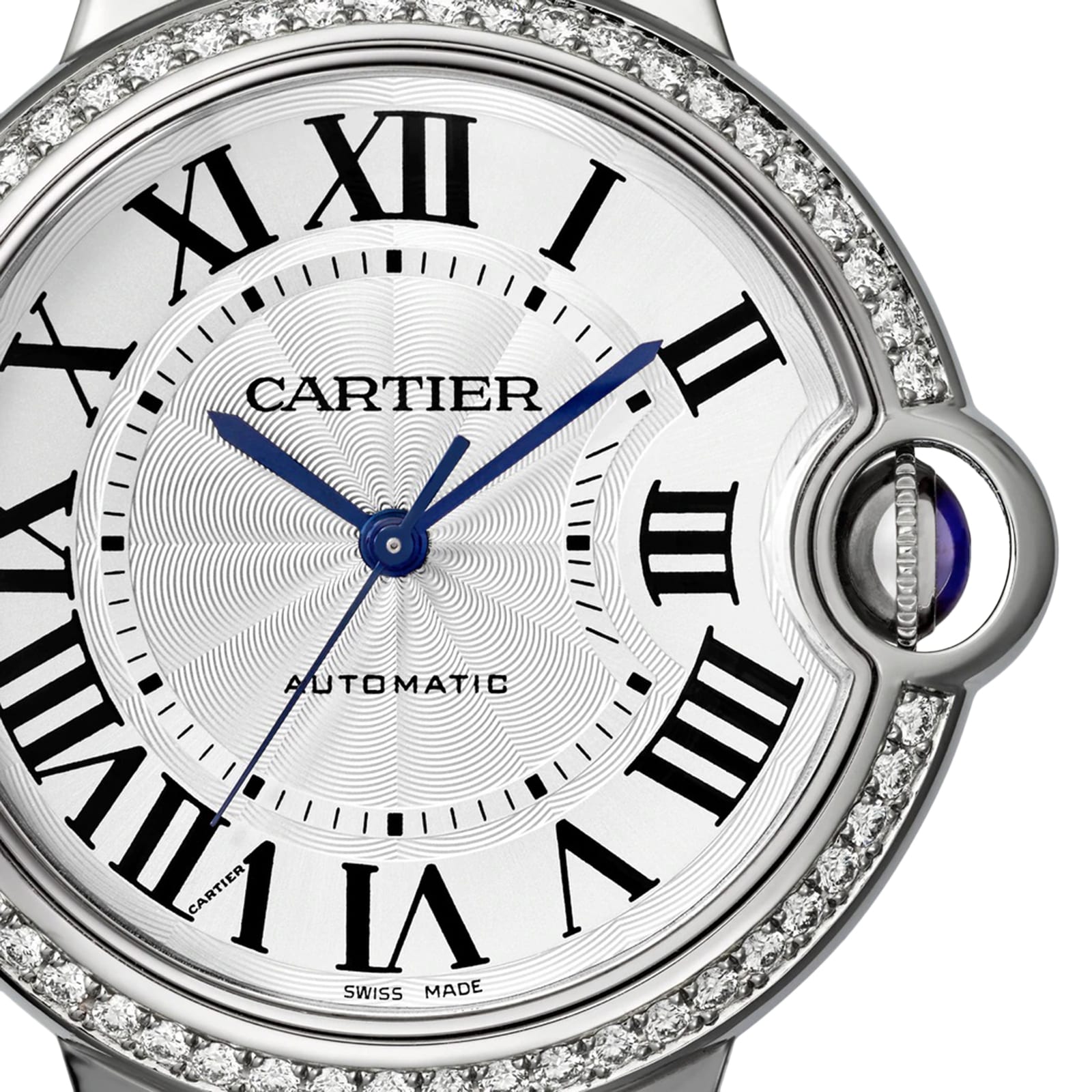 Cartier Ballon Bleu de Cartier watch, 36 mm, mechanical movement with automatic winding. Steel case,-P17311148