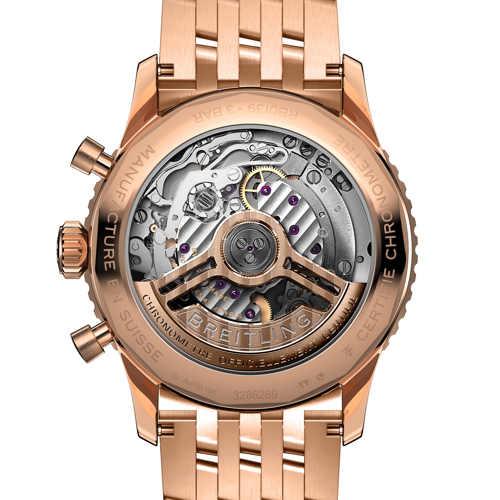 Breitling Navitimer B01 Chronograph 41mm Mens Watch Silver-P17532084