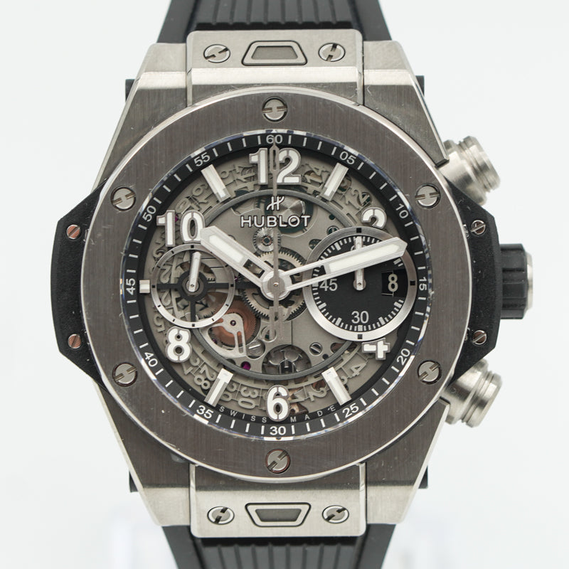 Hublot Big Bang Unico 42 Titanium 441.NX.1171.RX B&P Titanium Bezel '23