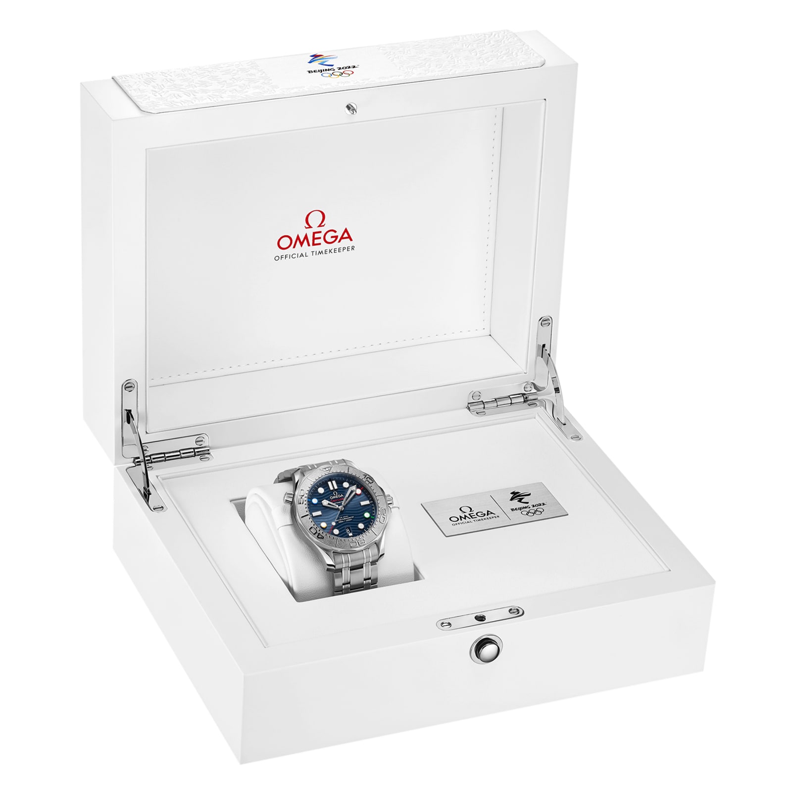 Omega Seamaster "Beijing 2022" Diver 300M Co-Axial Master Chronometer 42mm Mens Watch-P17331789