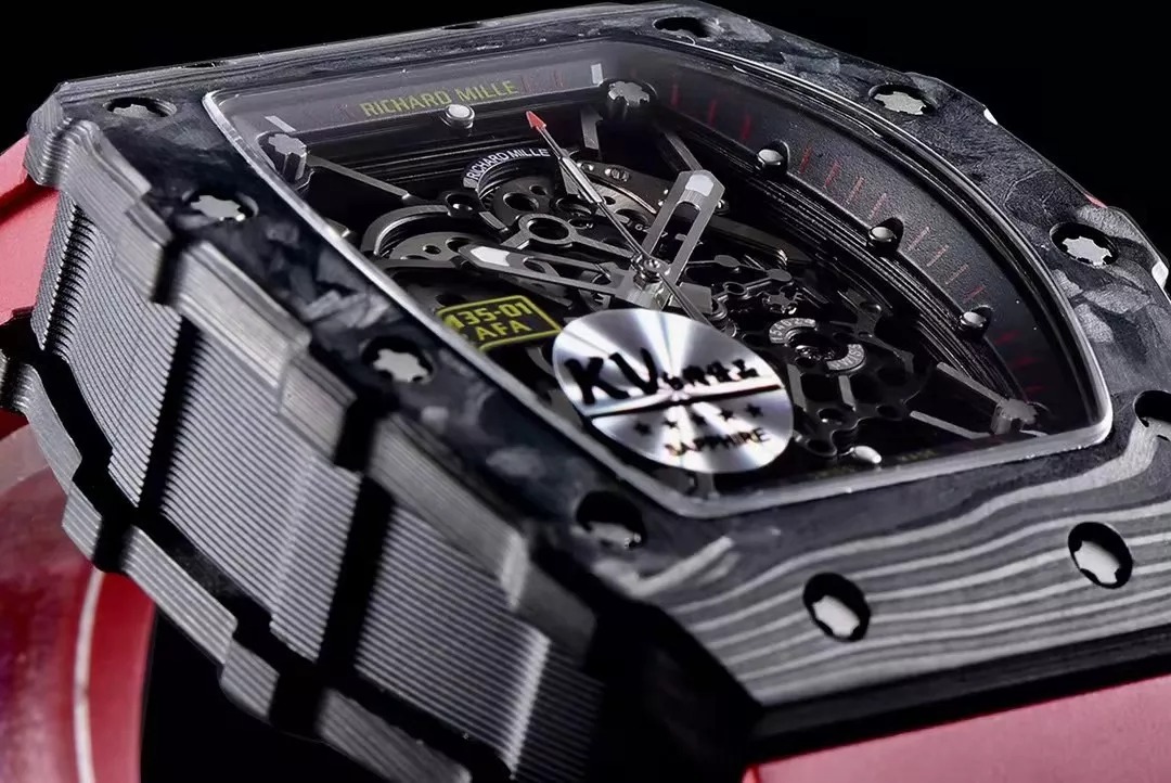 RM 35-01 Black Red Strap 42mm