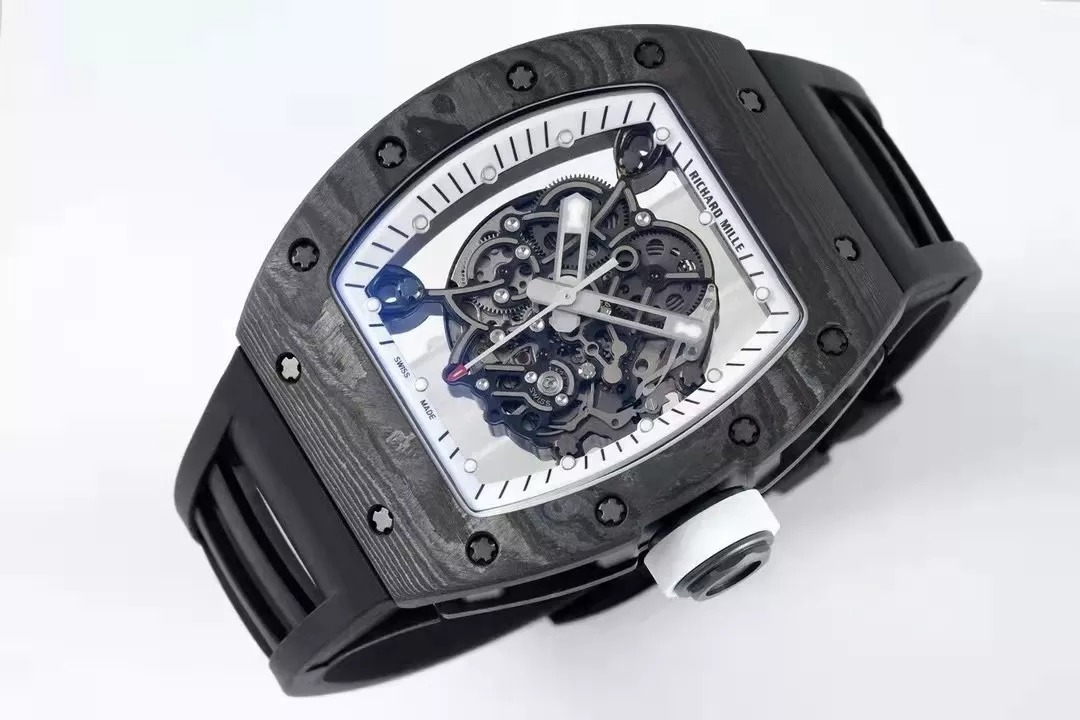 RM055 Skeleton Black 42mm