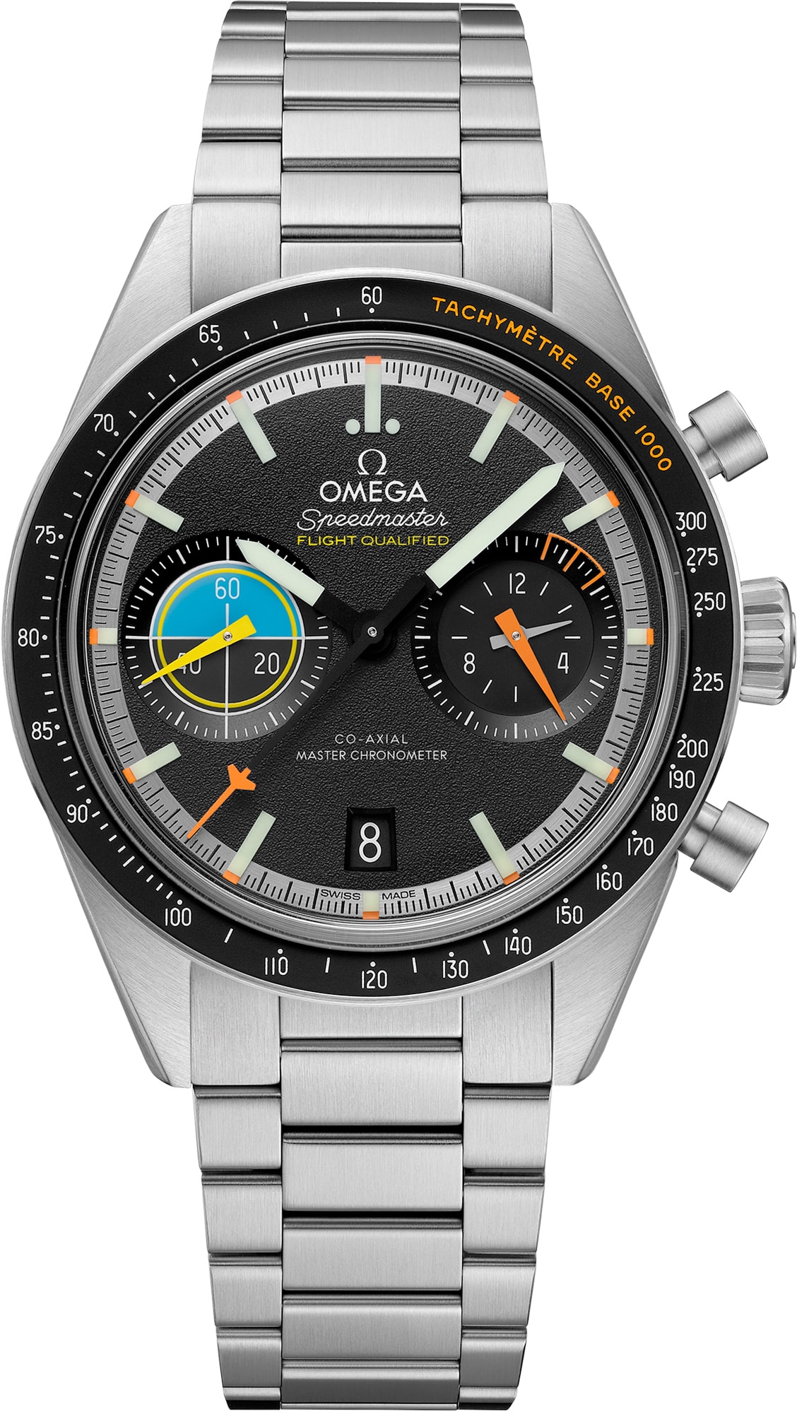 2025 Omega 332.10.41.51.01.002 Speedmaster Pilot Steel on Steel 40.85mm