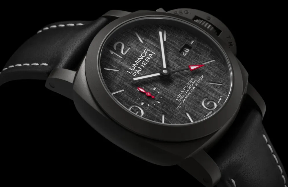 Panerai Luminor Luna Rossa GMT Automatic Grey Dial Men's Watch PAM01036
