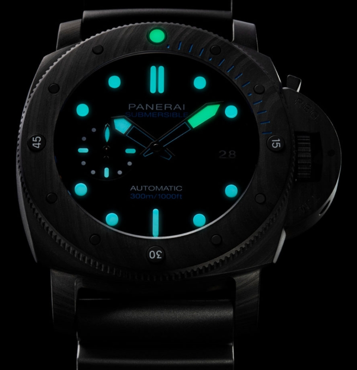 Panerai Luminor Submersible 1950 Carbotech Automatic Black Dial Men's Watch PAM01616